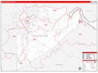 Prince George, Va Carrier Route Wall Map
